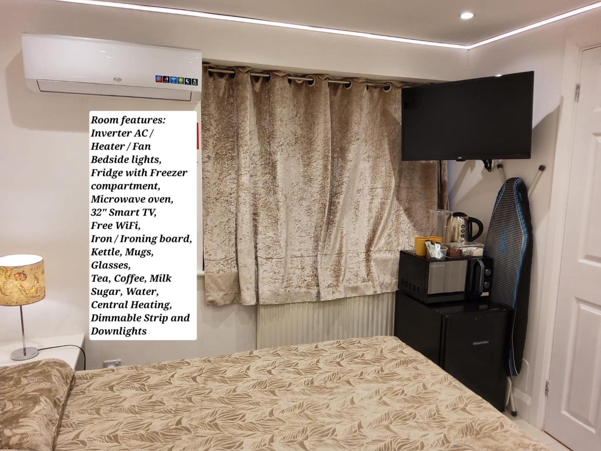 Air Conditioned Modern Double Bed Room With Private Attached Bathroom - Free Parking - Near London Heathrow Airport & Southall Broadway Eksteriør bilde